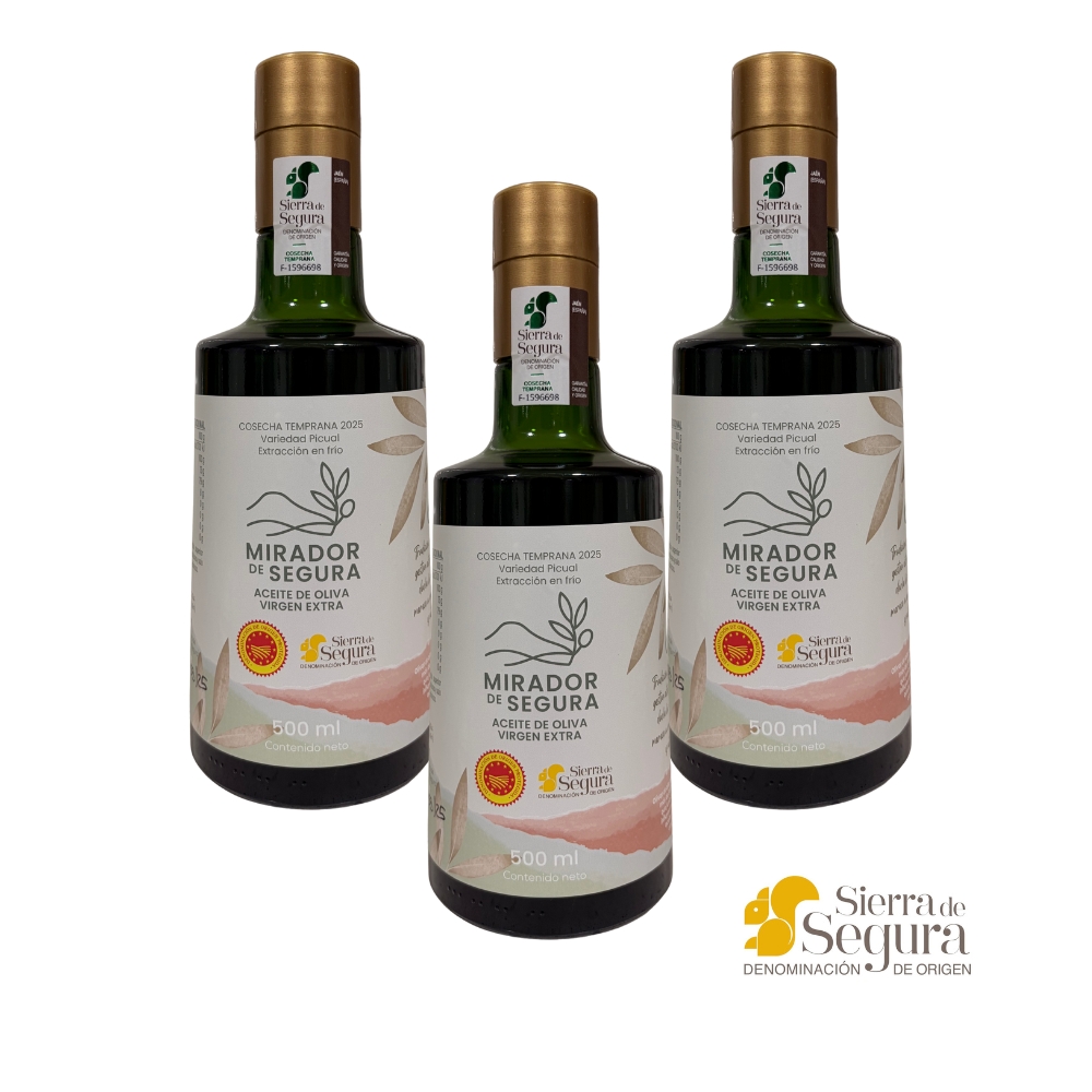 Early Harvest Extra Virgin Olive Oil - 500ml Glass Bottle (Box of 3 Bottles)
